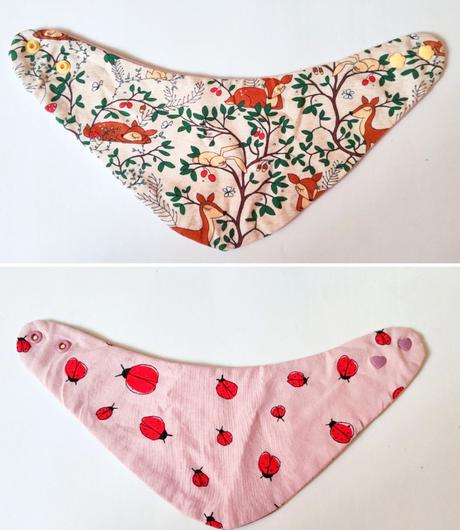 Obojstranný handmade slintačik, 