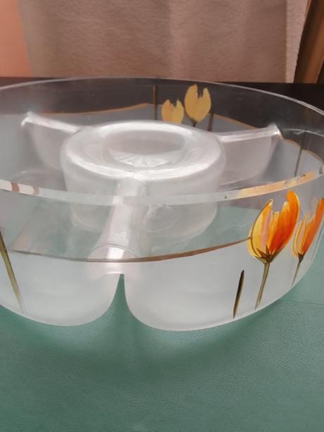 Sklenená misa delená, 