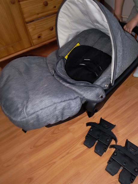 Ružový kočiar riko aicon trojkombinacia s prísluše, riko