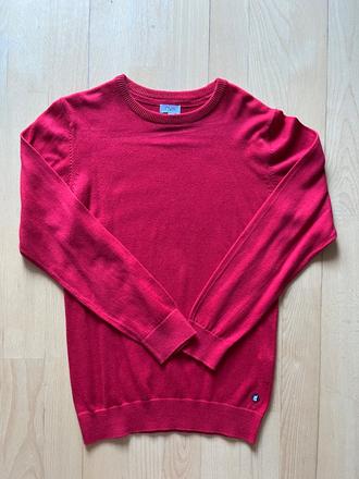 Nenoseny cerveny pulovrik pre skolaka, ovs,134