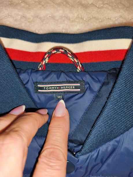 Zimná bundička tommy hilfiger, tommy hilfiger,140