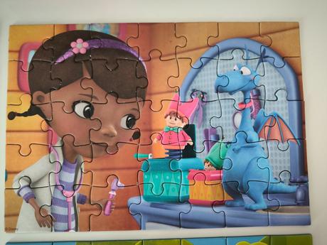 Puzzle doktorka plyšáková + pexeso,