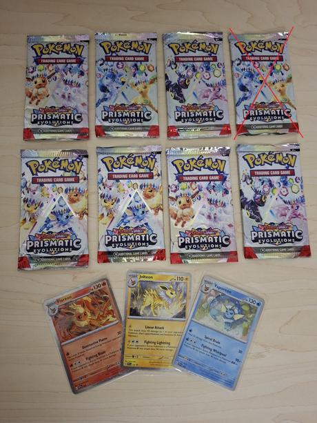 Balíčky prismatic evolution, 