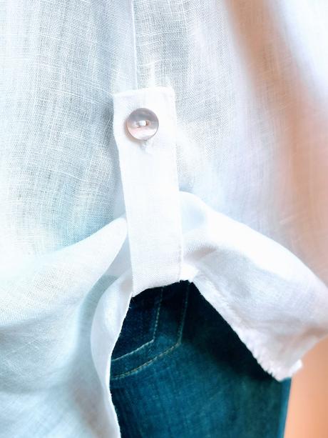 Tara - ľanová tunika a náhrdelník spolu, s