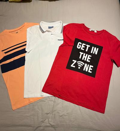 Súprava 3 tričiek, h&m,146