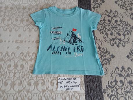 Detské tričko zn.alpine pro veľ.104-110, alpine pro,104