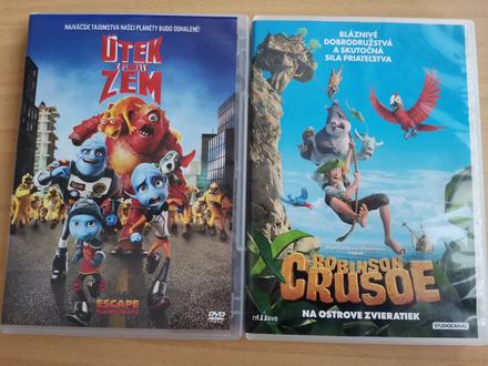 Dvd útek z planéty zem, robinson crusoe, 