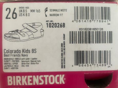 Birknestock sandále, birki,26