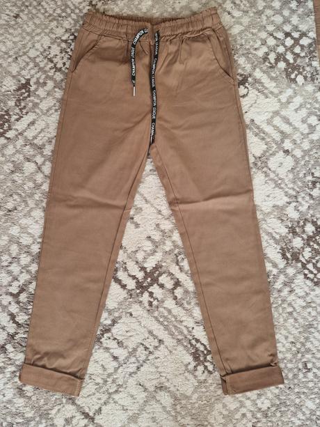 Predám hnedé nohavice na gumičku, m