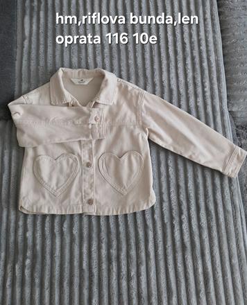 Riflova bunda, h&m,116
