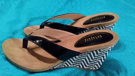 Šlapky na platforme, 38