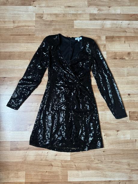 Flitrové párty šaty, xs