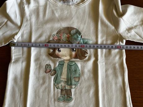 Tričko s dievčatkom s 3d mašľou 122/128, mayoral,122