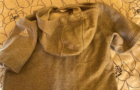 Teplá mikina adidas krátky rukáv v. s, adidas,m