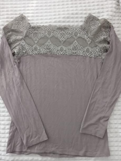 Čipkovaný top, s
