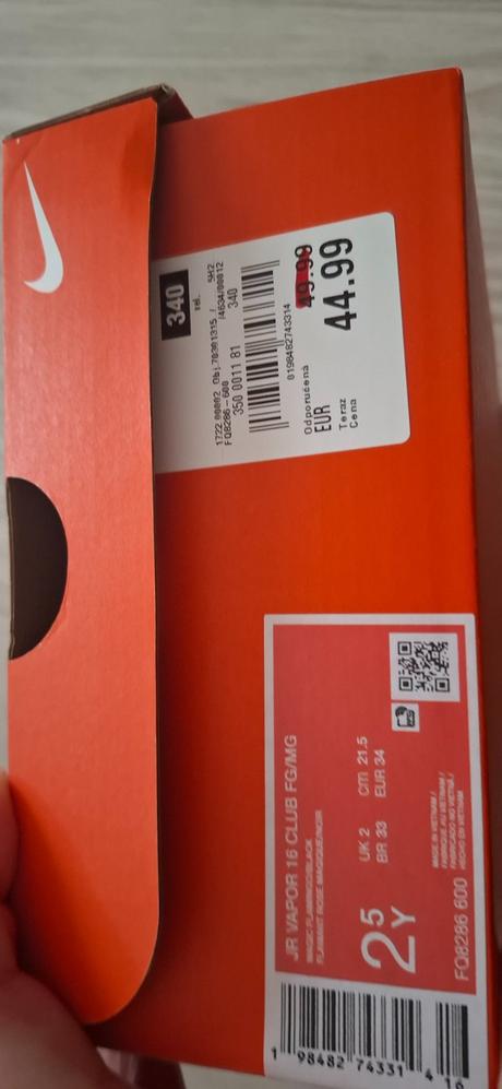 Kopačky nike, nike,34