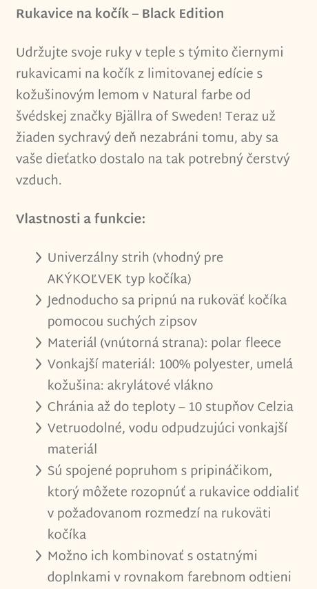 Rukavice bjällra of sweden, bjällra
