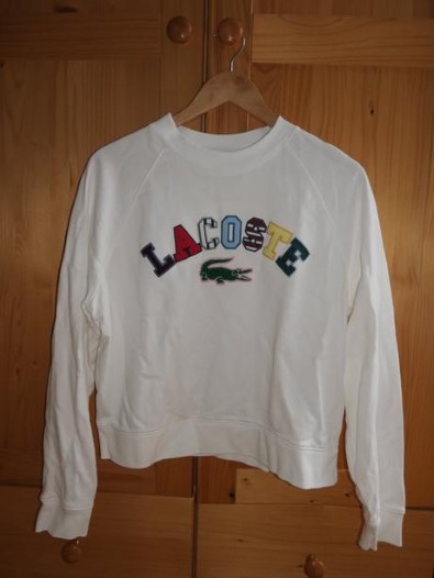 Lacoste luxusna nadherna excluziv damska mikina l, lacoste,l