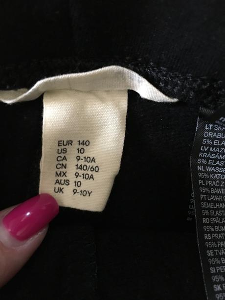 Teplejsie leginy, h&m,140