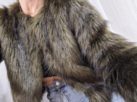 Kozuch stradivarius kabat bunda  36/38, stradivarius,m