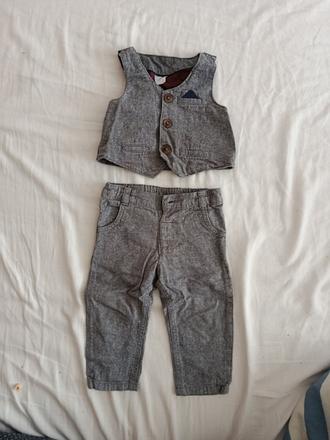 Elegantný set/oblek pre chlapca 6-9m, 74