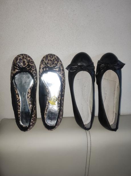 4 x balerínky  raz obuté, 37