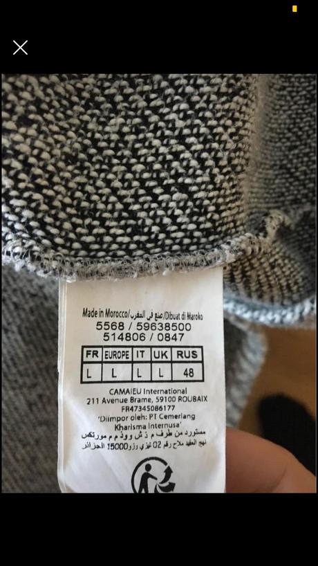 Bunda, sveter l, camaieu,l