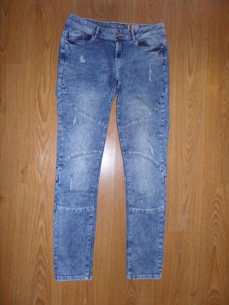 Modré rifle, denim,l