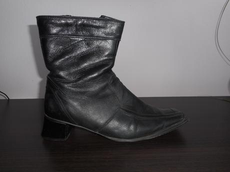 Nízke, kožené čižmy, 37