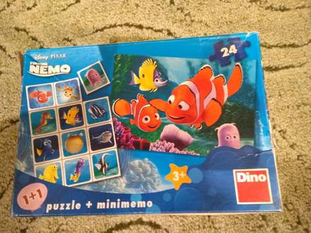 Puzzle  a puzzle nemo 24 ks + minimemo, 