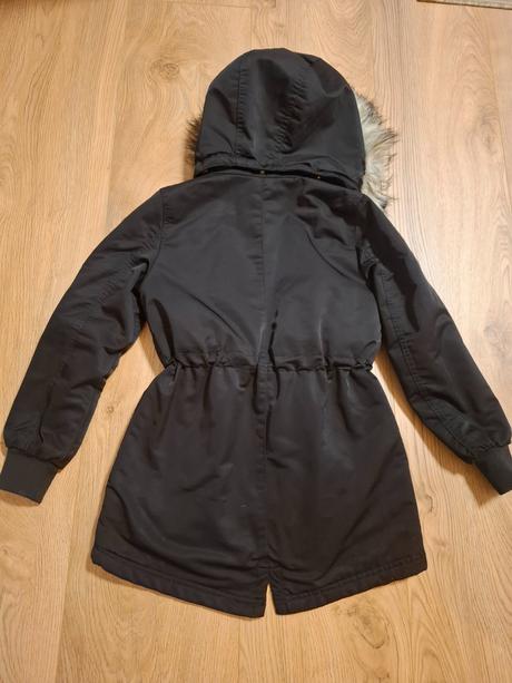 Predĺžená bunda parka, h&m,140