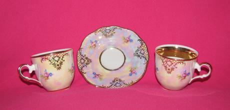 Šálky a tanierik zn. mz czechoslovakia, 