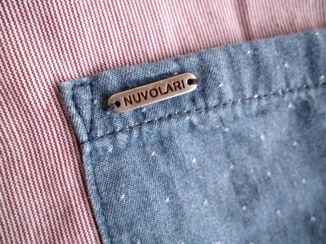 Nuvolari tmavoružová slim, m