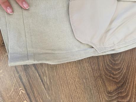 Béžové ľanové šortky, lindex,m