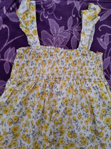 Šaty žlté kvietky next, next,110