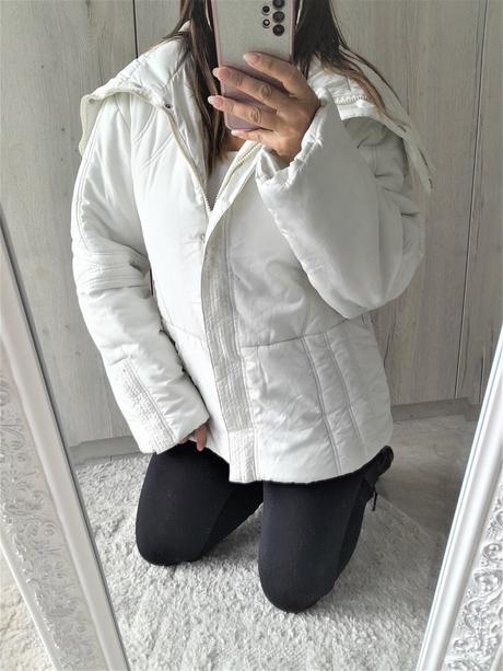 Zimná vetrovka s veľkým golierom-xl, xl