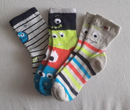 Ponožky "príšerky" 23-26, 23