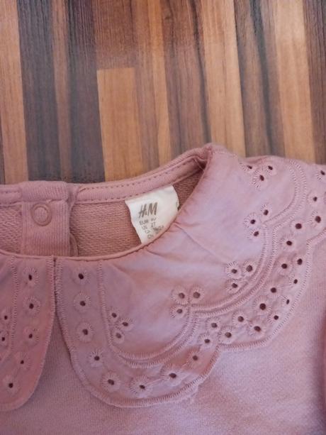 Mikina s anglickou vysivkou h&m, h&m,92
