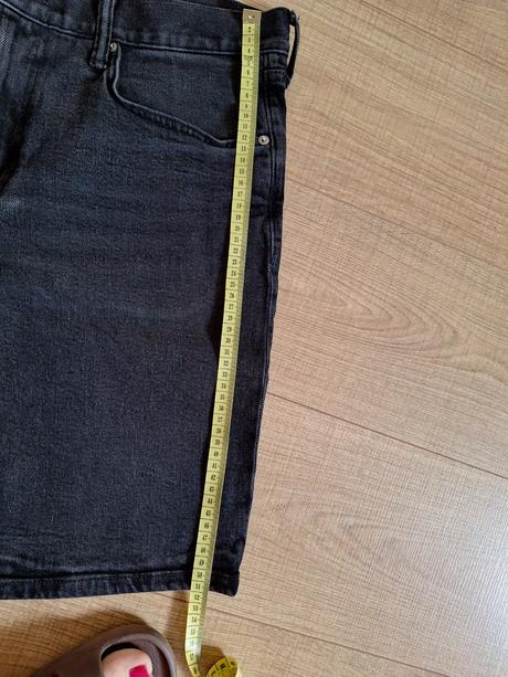 Riflové krátke  nohavice, h&m,36