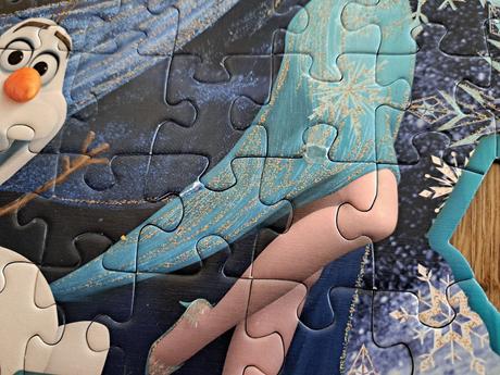 Puzzle frozen glitter, 