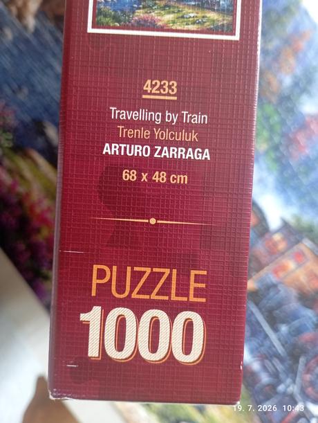 Puzzle vlak (s poštou),