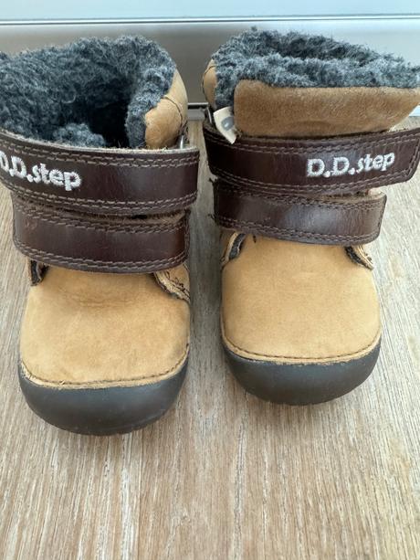 Kožené vyteplené barefoot d.d.step, d.d.step,21