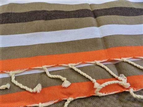 Naturálny kanafasový prehoz, 