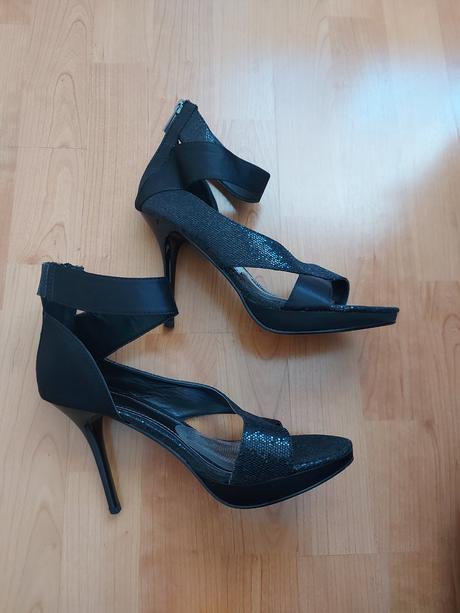 Spoločenské topánky-otvorená špička, 39