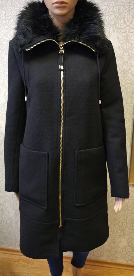 Flaušový kabát, camaieu,36