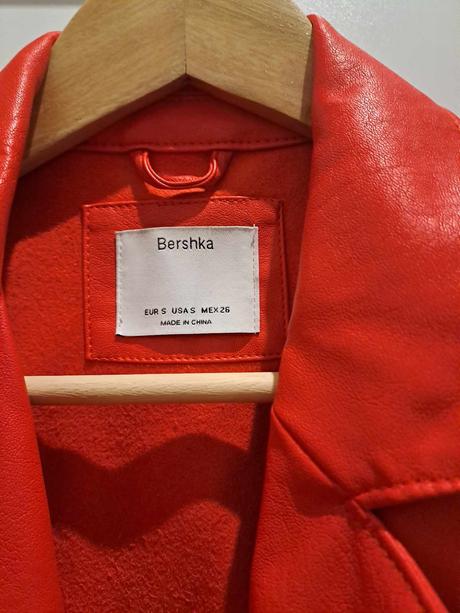 Bershka koženková bunda, bershka,s