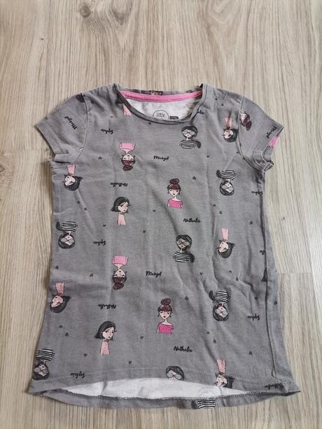Dievčenské sivé tricko, sinsay,116