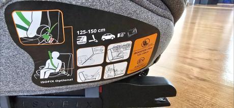 Podsedák s isofix, zopa