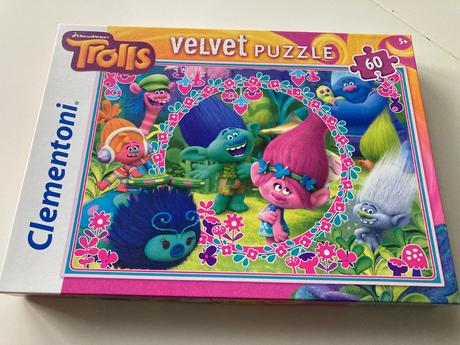 Puzzle clementoni _ velvet puzzle trolls, 