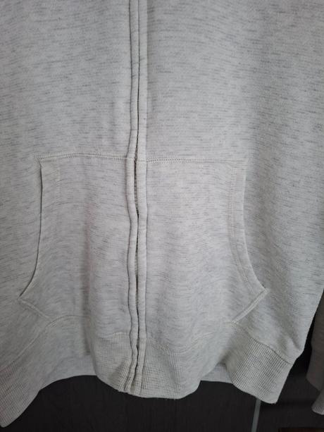 Šedá prskaná mikina na zips, m